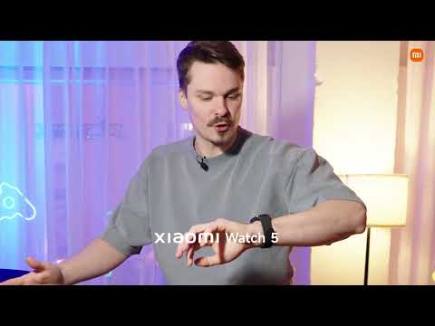 Išmanusis laikrodis Xiaomi Watch 5 | AMOLED | 1.54" | Atsparus vandeniui | Juodas video