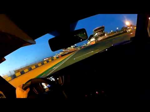 Alfa 4C - circuit bugatti de nuit - Le Mans - OnBoard