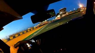 Alfa 4C - circuit bugatti de nuit - Le Mans - OnBoard