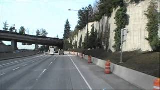 preview picture of video 'I-90 Floating Bridge, Bellevue to Seattle (Driving across)'