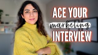 How To Prepare for a MARKETING JOB INTERVIEW // Common marketing interview questions and answers
