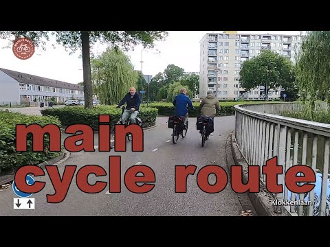 Main cycling route in the city of 's-Hertogenbosch