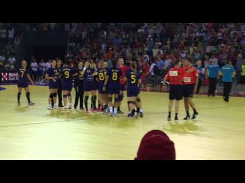 Handbal feminin: România-Serbia, ultimul minut al meciului din 13 iunie 2015