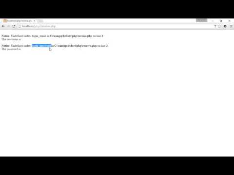 PHP With Bootstrap3 Tutorial | Post Method on PHP Part 52