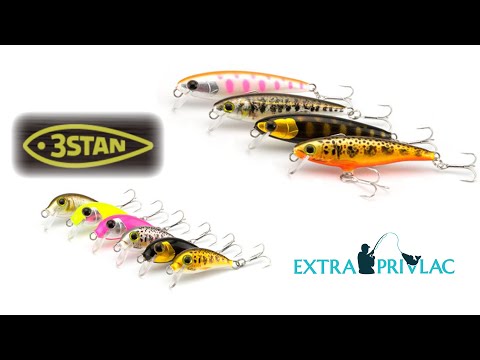 Pstruhové woblery 3Stan | Predstavenie + ukážka | @extraprivlac