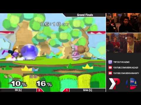 Streetgeek 14.08 - Oli (Fox) vs Grim Tuesday (Fox/Ice Climbers) - SSBM - Grand Finals Set 2