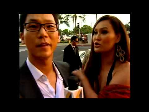 Red carpet movie premiere for "You May Not Kiss the Bride"