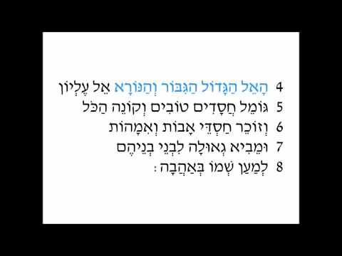 Amidah: Avot v'Imahot (chanted) - Prayer Karaoke