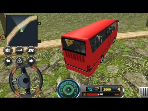 Uphill offroad bus driving simulator 2021 - Realistic Coach Bus Simulator Android Gameplay