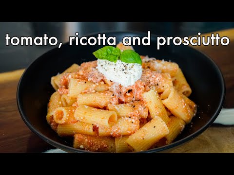 Ricotta Pasta with Prosciutto
