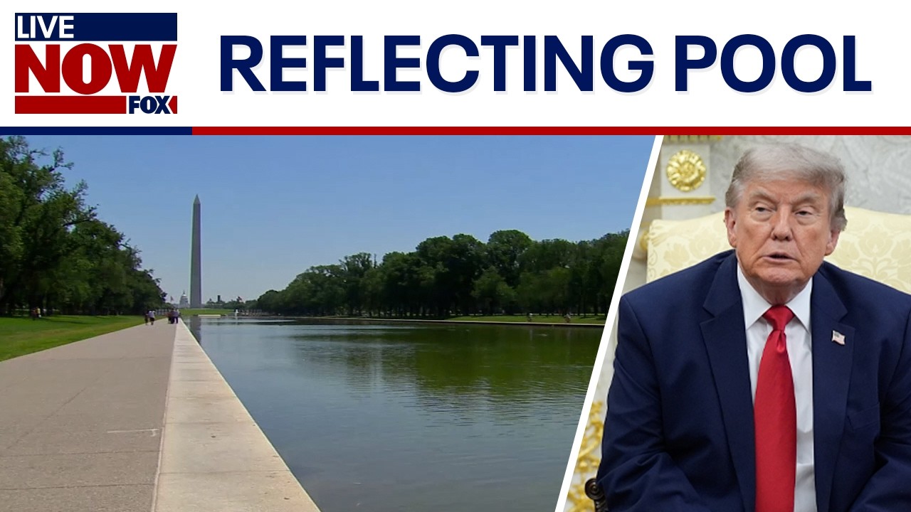 Trump says vandals damaged Reflecting Pool ahead of America 250