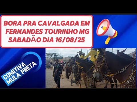 27/25 GRANDE CAVALGADA EM FERNANDES TOURINHO MG 16/08/25 E O AGRO NÃO PARA 