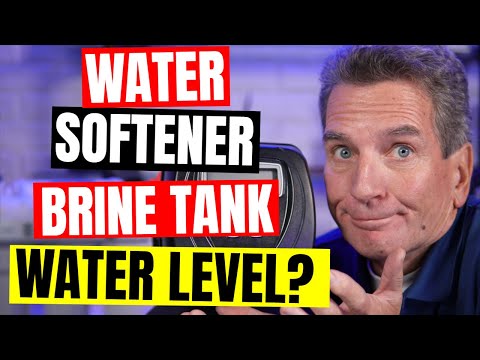 WIE VIEL WASSER sollte sich in meinem Wasserenthärtungs-Soletank befinden?