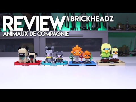 Vidéo LEGO BrickHeadz 40440 : Le berger allemand