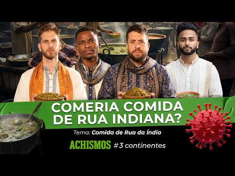 REAGINDO ÀS COMIDAS DE RUA NA ÍNDIA | #3CONTINENTES #83