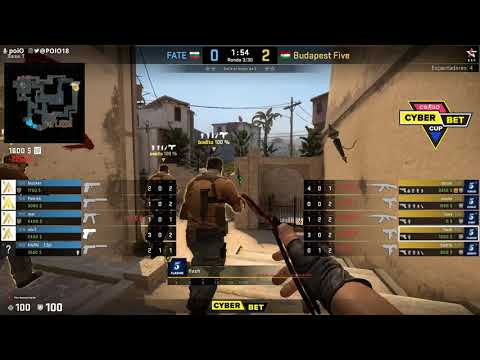 CYBERBET |  FATE VS BUDAPEST 5 LETS GO