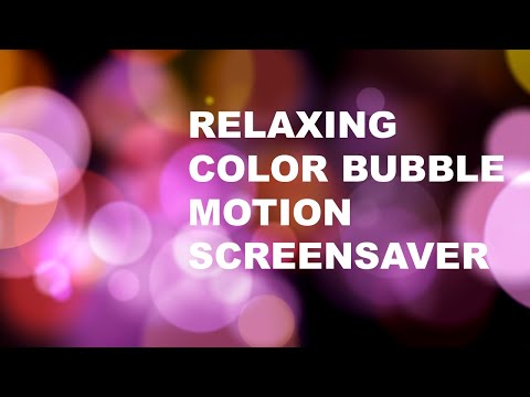HD Relaxing Motion Screensaver |Pink Color Bokeh Particles  |1 hour| No Sound  #MotionBackgrounds