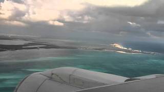preview picture of video 'Landing in Cancun Mexico in a Boeing 757'
