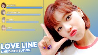 TWICE - LOVE LINE (LINE DISTRIBUTION)