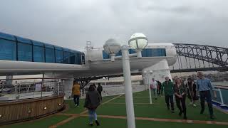 Carnival Adventure Crossing ||Harbour Bridge || Sydney || Australia || Sea|| Cruise Ship Sydney
