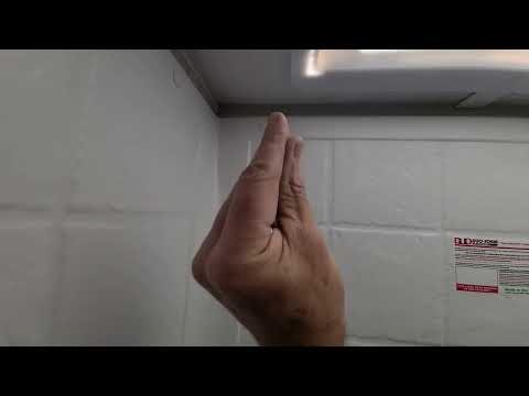 Removing RV Shower Surround Rivets