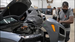 2019 Hyundai Kona how to take the front bumper and headlight off