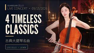 Download lagu 4 Classical Cello Masterpieces｜Bach, Liszt, Offenbach & Saint-Saëns｜Live Cello mp3
