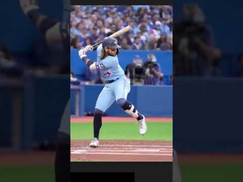 Bo Bichette Slow Motion Home Run Baseball Swing