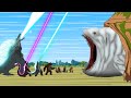 Rescue TEAM Godzilla KONG From EVOLUTION OF BLOOP Who Will Win Godzilla Atomic Breath