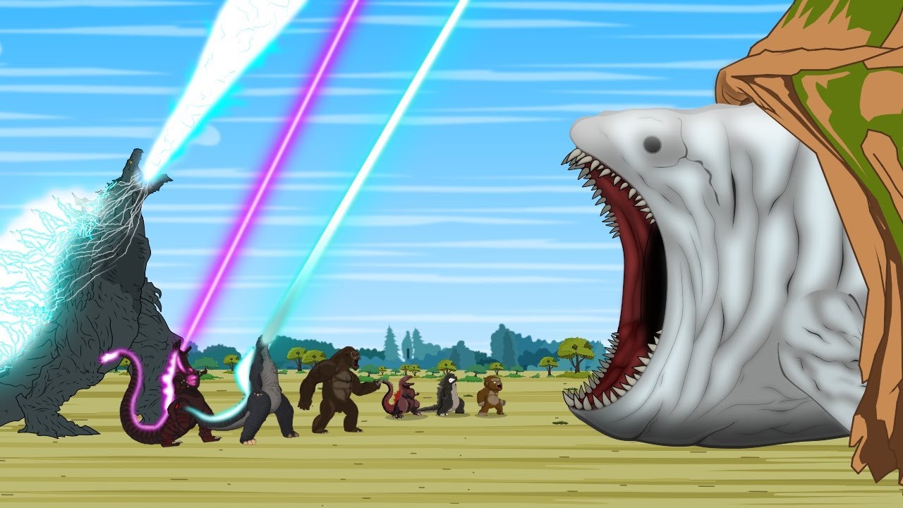 Rescue TEAM Godzilla & KONG From EVOLUTION OF BLOOP: Who Will Win | Godzilla Cartoon Compilation