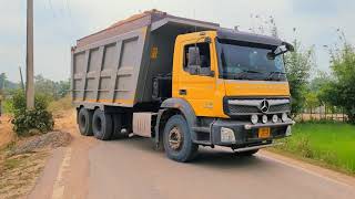 Bharatbenz 2828c Dumper Unloading mitti 2024