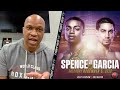 DERRICK JAMES "SPENCE BETTER NOW THAN PORTER FIGHT; MORE FOCUSED! | IN-DEPTH ON SPENCE VS GARCIA