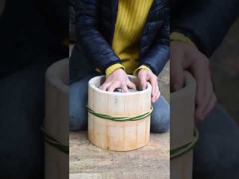 The Girl Made A Bamboo Rice Cooker, The Steamed Rice Is So Fragrant｜Linguoer