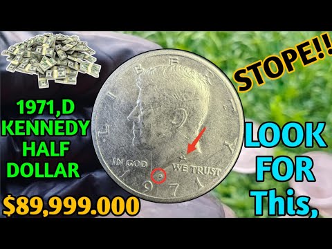 1971-D Kennedy Half Dollar Coin Worth $13,000? Ultra Rare Error Coins to Look For!