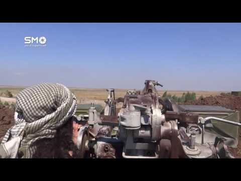 استهداف خلايا التطرف بالمدفعية من قبل الجبهة الجنوبية في سد سحم وحاجز العلان في ريف درعا