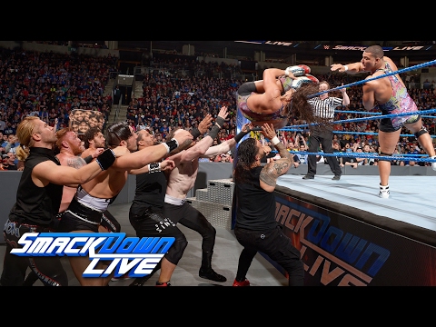 12-Man Tag Team Match: SmackDown LIVE, Feb. 7, 2017