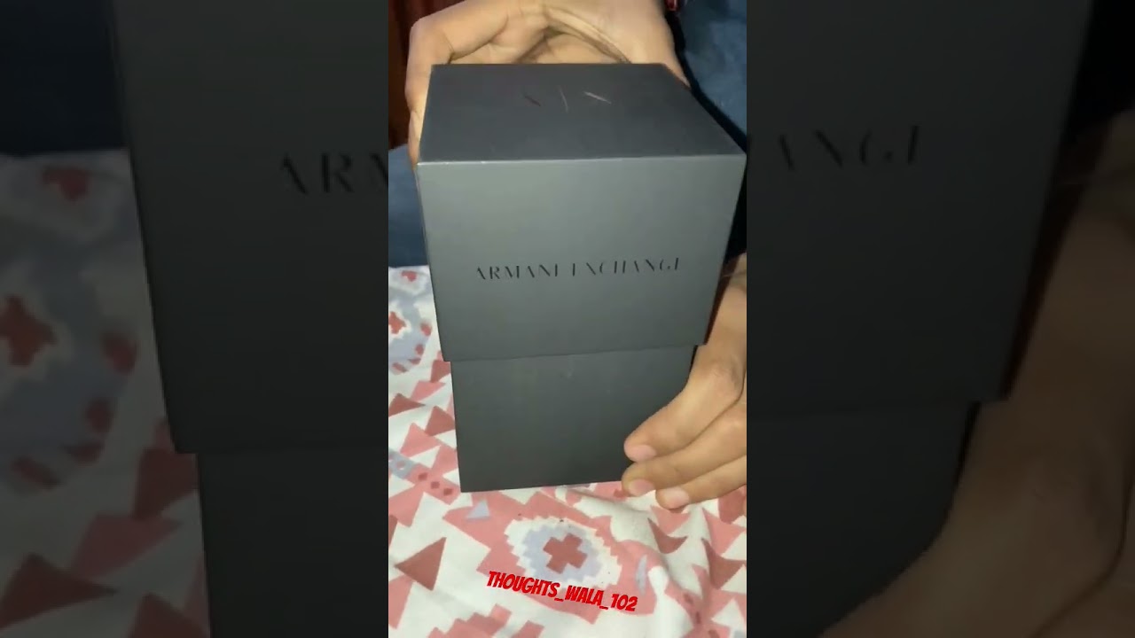 UNBOXING OF ₹18,000 ARMANI EXCHANGE WATCH ⌚ #viral #trendingshorts
