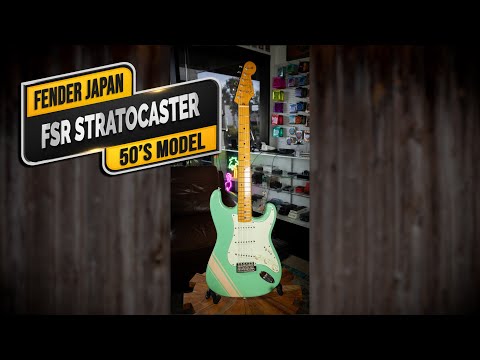 Fender Stratocaster 2018 - Surf Green With Shell Pink Stripes image 9