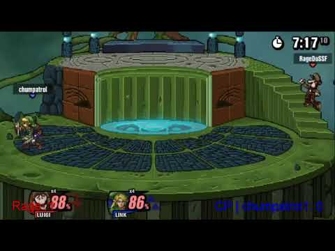(SSF2) Red's Tour || Rage (Luigi) vs. CP | chumpatrol1 (Link) || Round 1