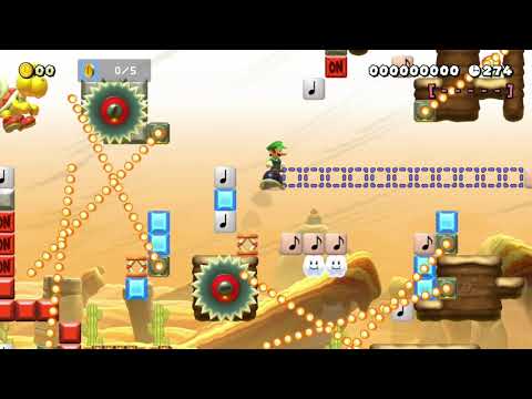 Automatic level　[don't move ] by たぼっち - Super Mario Maker 2 - No Commentary 1ca
