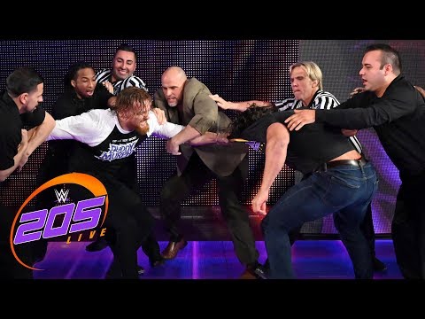Buddy Murphy and Tony Nese brawl before WrestleMania: WWE 205 Live, April 2, 2019