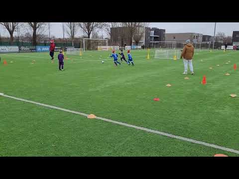 Football tournament KSK Wavria vs Mariekerke Branst U6