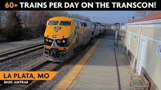 La Plata, Missouri, USA | LIVE Train Camera (Fixed View – West) live webcam