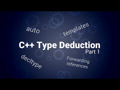 C++ type deduction - Part 1: Template and auto type deduction