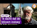 Shovel ramt Nico's huis in Lienden