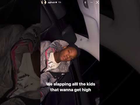 PGF Nuk Slaps friend for falling asleep off 💊🤣 #pgfnuk #shorts