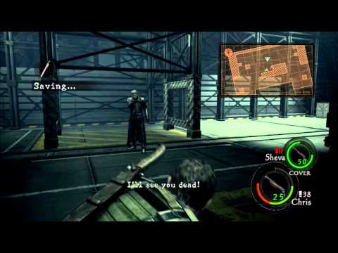 Resident evil 5 playthrough part 16 Chapter 6-3 Bridge deck + Final boss battles