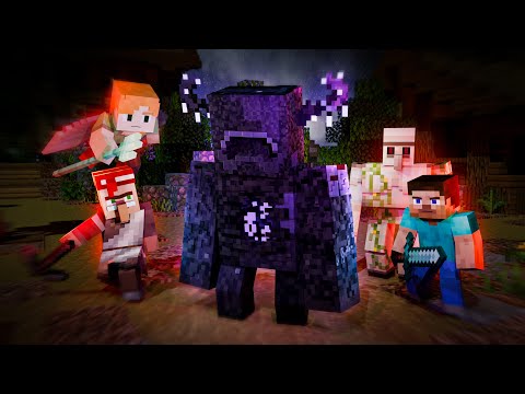 OBSIDIAN WARDEN  - Alex and Steve Life (Minecraft animation)