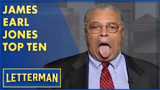 James Earl Jones Top Ten Things That Sound Cool  Letterman