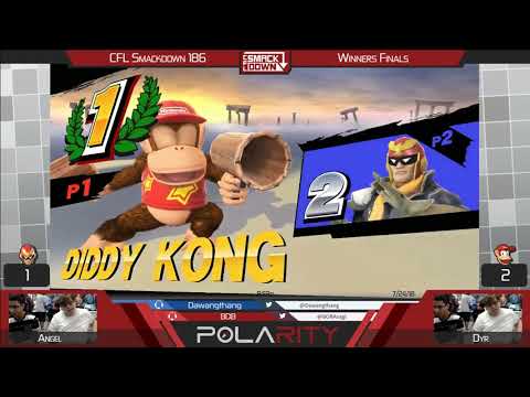 CFL Smackdown 186 WiiU - Angel (Falcon) vs Dyr (Diddy Kong) - Winners Finals